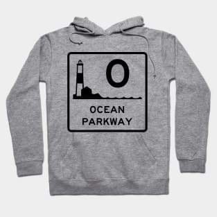 Ocean Parkway Highway Sign New York Hoodie